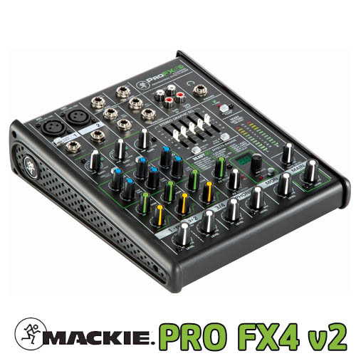 [MACKIE] 맥키 PROFX4v2/4채널 아날로그 믹서 이펙터내장