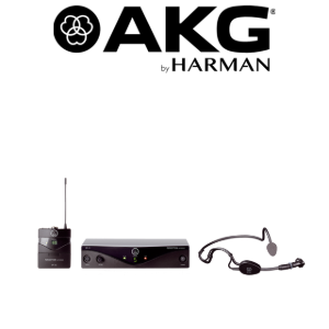 AKG perception wireless 45 sports 헤드셋 무선마이크 세트
