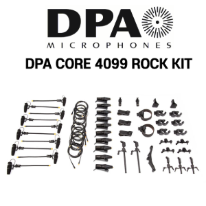 DPA CORE 4099 ROCK KIT 마이크10개 세트 (KIT-4099-DC-10R-C) 펠리칸 케이스 미포함