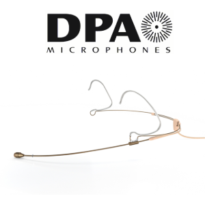 DPA 4466-OC-R-F00 헤드셋 마이크 베이지 MicroDot
