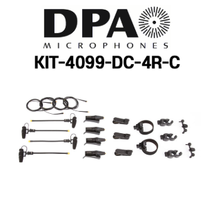 DPA CORE 4099 ROCK KIT 마이크4개 세트 (KIT-4099-DC-4R-C) 펠리칸 케이스 미포함