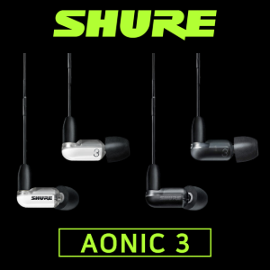 SHURE AONIC3 슈어 사운드 아이솔레이팅 이어폰 에이오닉 3
