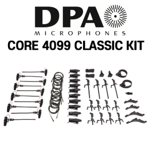 DPA CORE 4099 CLASSIC KIT 마이크10개 세트 (KIT-4099-DC-10C-C) 펠리칸 케이스 미포함