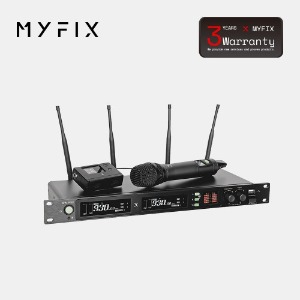 MYFIX GW-902 마이픽스 주파수 자동 추적 충전식 무선마이크 시스템 공연장 강의용 전문가용