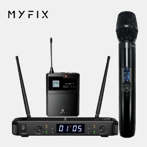 MYFIX LW-902R 마이픽스 컴팩트 무선마이크 2채널 시스템 공연장 강의용 전문가용