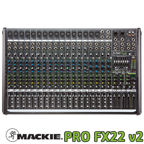 [MACKIE] 맥키 PROFX22v2/ 컴팩트 믹서 /22 이펙터믹서 / usb내장
