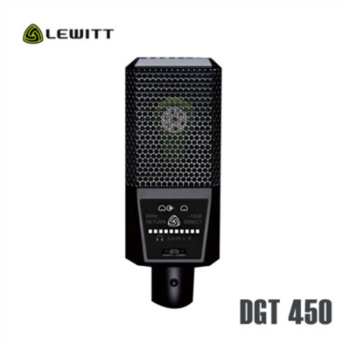 LEWITT DGT450 USB / iOS 아이폰 용 고성능 마이크