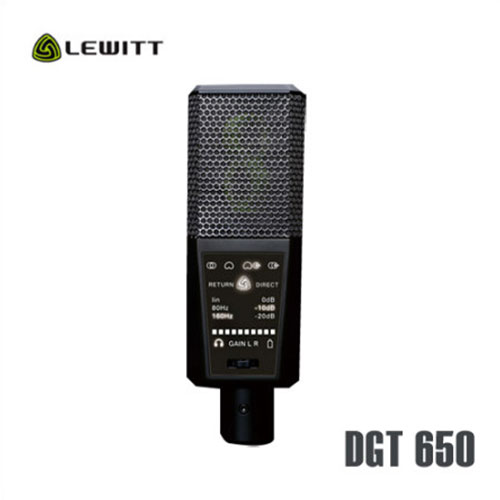 LEWITT DGT650 USB / iOS 아이폰용 전문 마이크