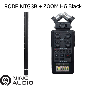 RODE NTG3B  ZOOM H6 /보이스 레코더 마이크 먹방패키지