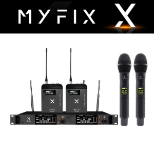 MYFIX EW902R 2채널 무선마이크 시스템 WR-920C