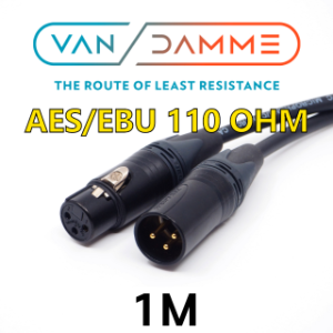 영국 반담 VanDamme 1미터 AES/EBU DMX 110옴 케이블 1 M