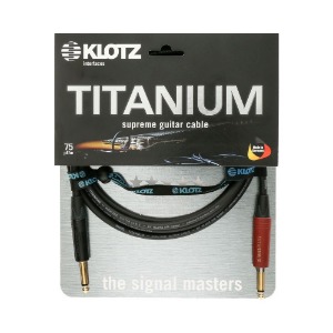 KLOTZ TITANIUM HIGH-END STARQUAD 클로츠 기타 케이블 (TS-TS,Neutrix 커넥터)