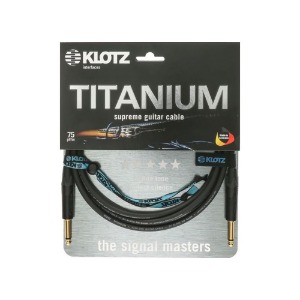 KLOTZ TITANIUM HIGH-END STARQUAD 클로츠 기타 케이블 6M (TS-TS,Neutrix 커넥터)