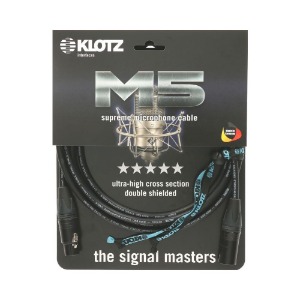 KLOTZ M5 HIGH-END 클로츠 마이크 케이블 3M 6M (XLR - XLR,Neutrik 커넥터)