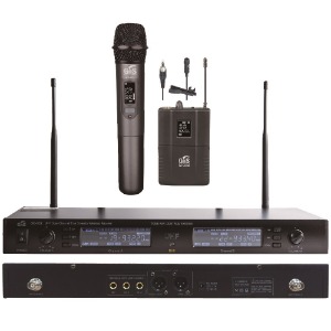 GNS GC-932DM 지앤에스 900MHz 2채널 핸드형+핀마이크 무선 마이크 시스템