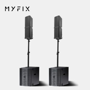 MYFIX Mighty5 마이픽스 액티브 소형 라인어레이 스피커 시스템1 (Mighty5x4ea / Mighty5 Subx2ea)
